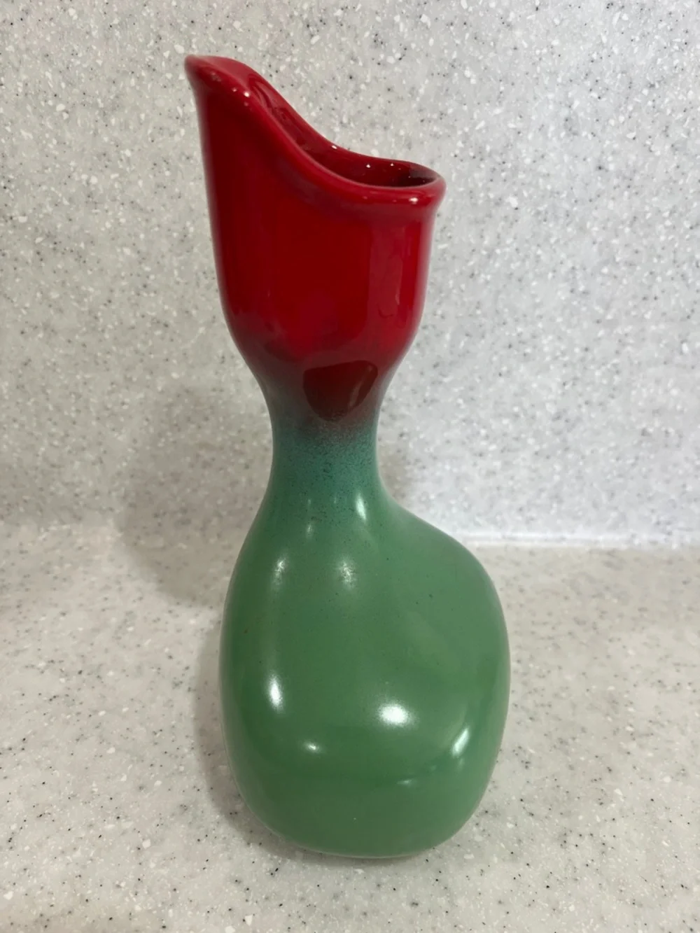 Vtg 50s Giovanni Petucco Ceramic Abstract Vase ITALY Modernistic MCM Art - Picture 4 of 10